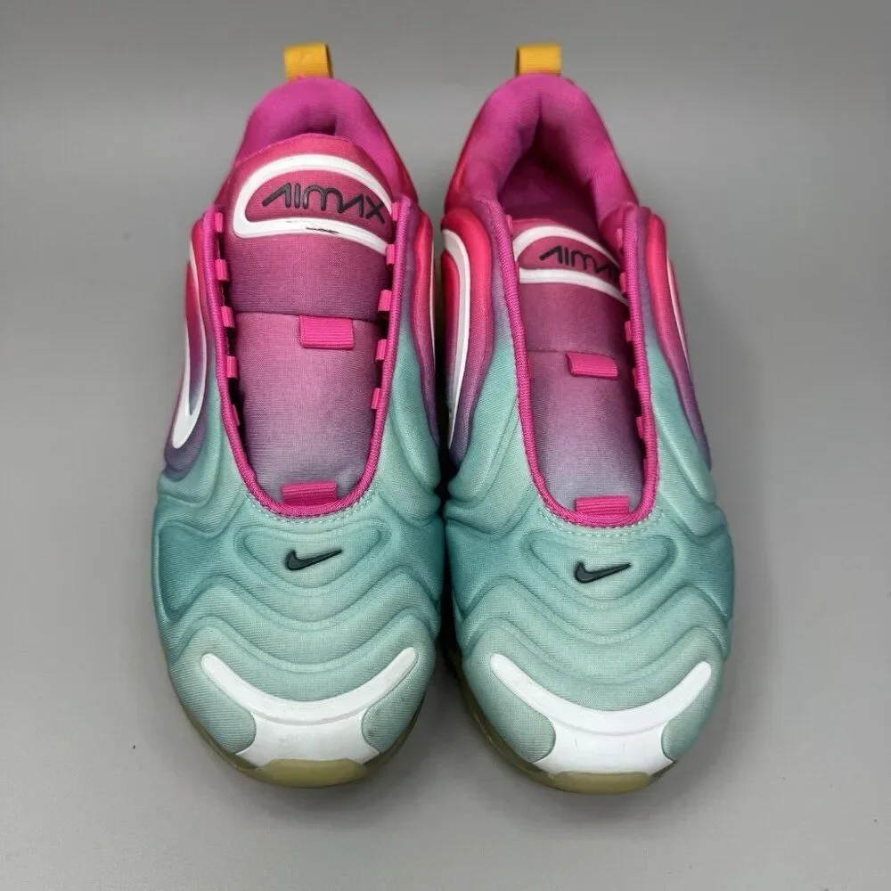 Nike Air Max 720 Shoes Womens Sz 6.5 Pink Blue Aqua Gradient CJ0567-300 Sneaker